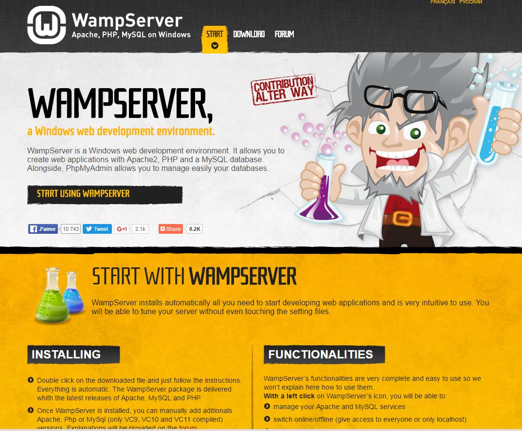 WampServer Web